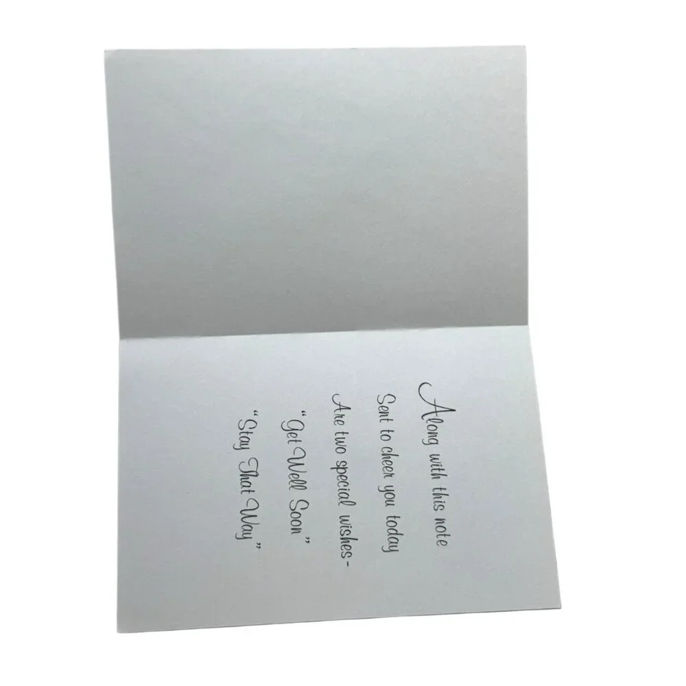 Kitten Cat Please Get‎ Well Soon Greeting Card Fantusy USA Made